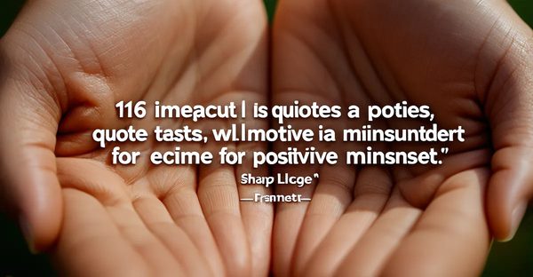 Citations percutantes pour un état d'esprit positif